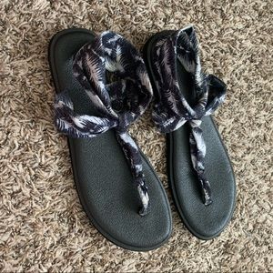 Sanuk Palm tree print